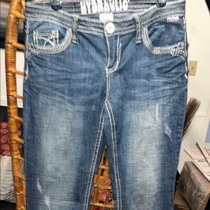 Hydraulic jeans! 👖 Y2K, Vintage, size 9/10